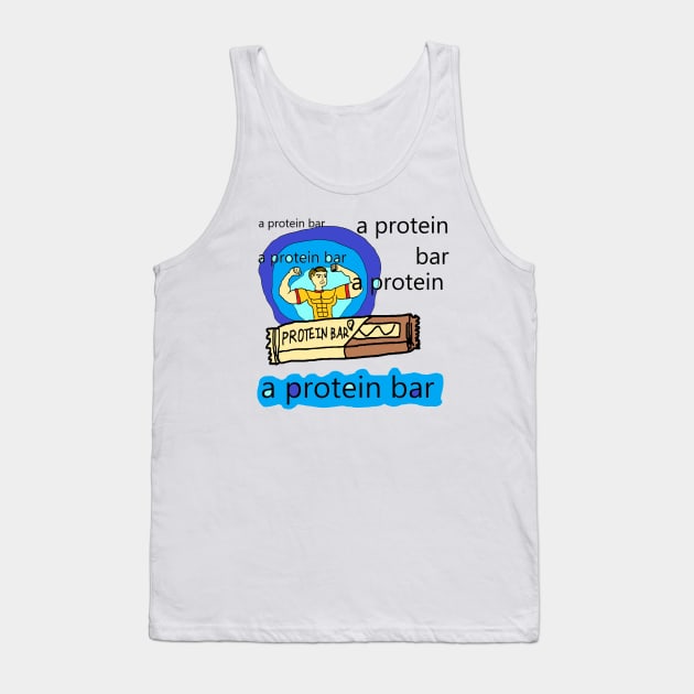 protein bar, protein bar vintage pattern Tank Top by zzzozzo